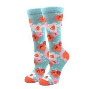 BIGFOOT SOCK CO WOMEN’S FLOWER NOVELTY SOCKS